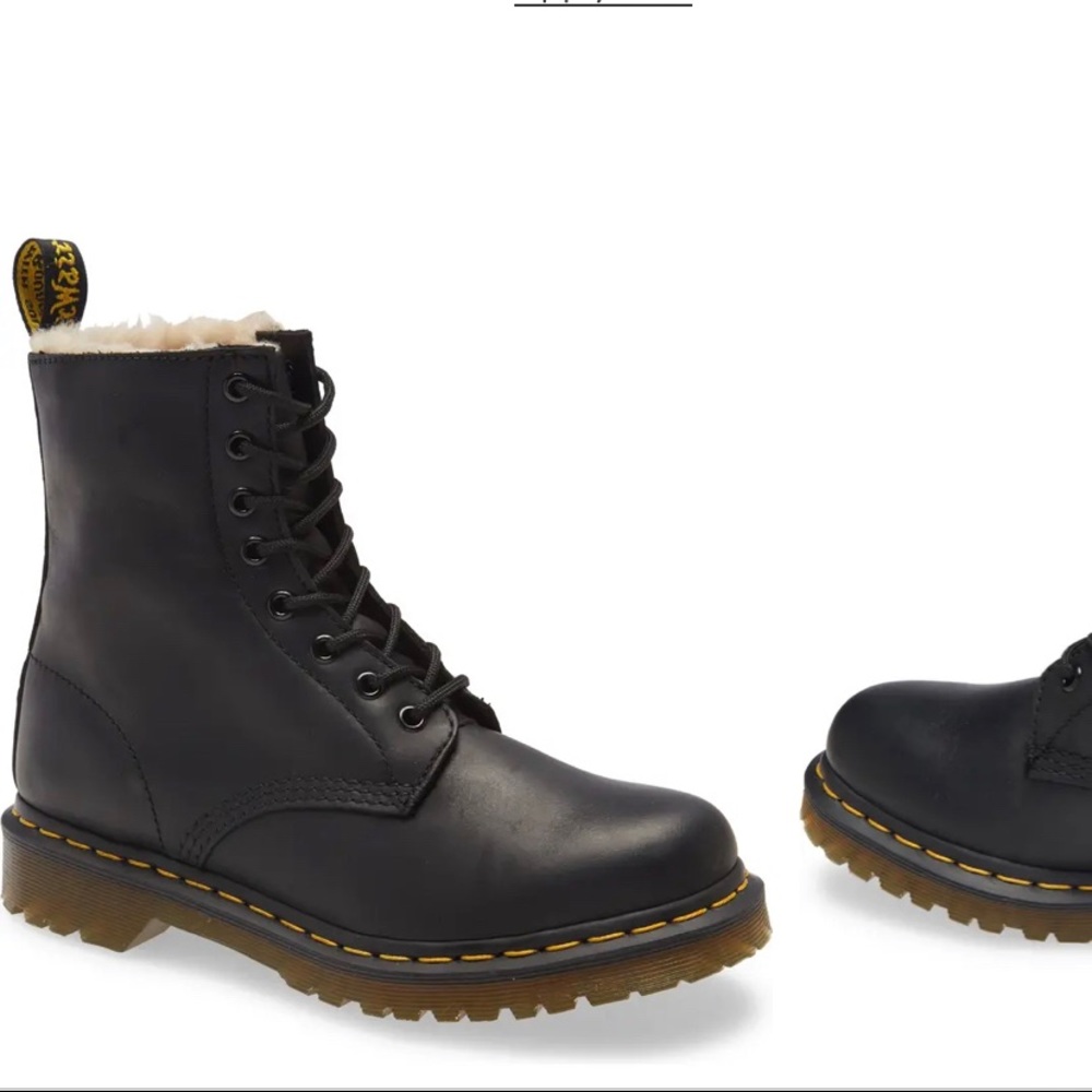 Dr. Martens 1460 fur lined Serena boot *BRAND NEW*
